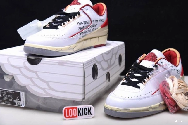 Rep TBK SP Retro Off-White DJ4375-106 Jordan Red White 2 Low 0706